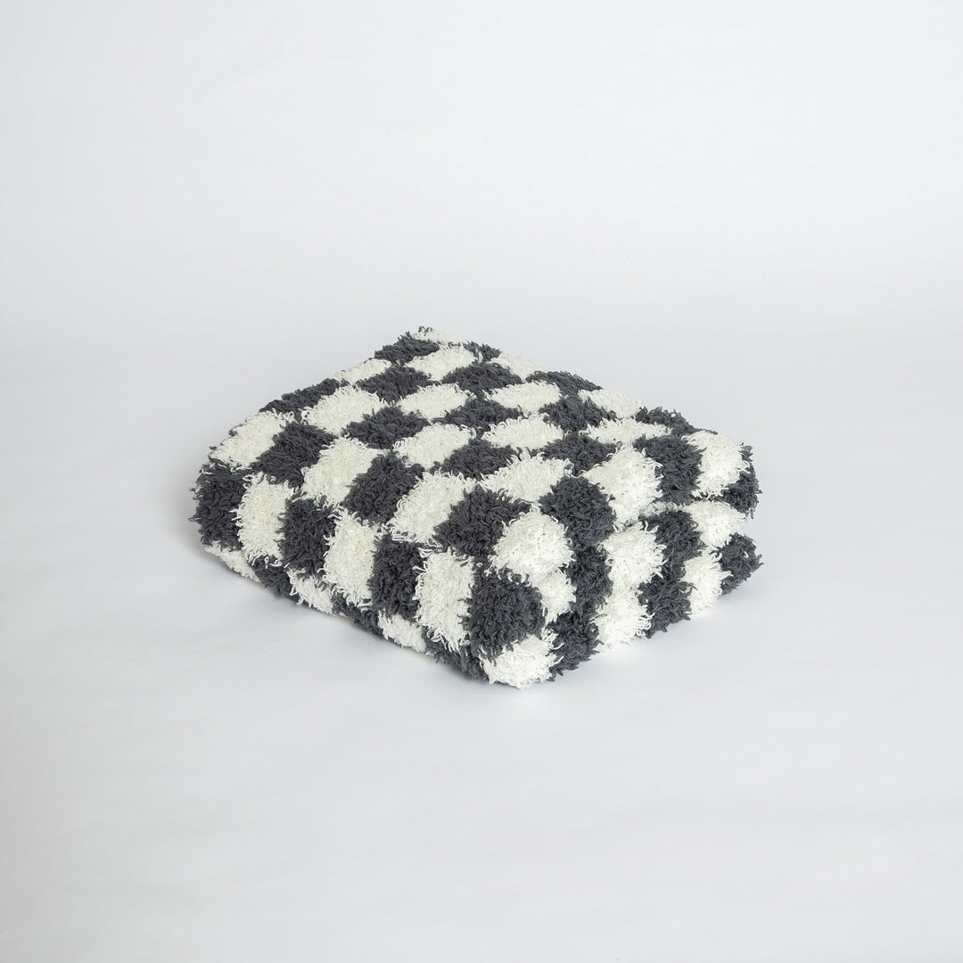 Turbulence & Baby's Breath Check Print Toddler Blanket