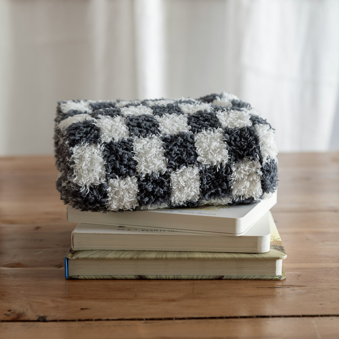 Turbulence & Baby's Breath Check Print Lovey