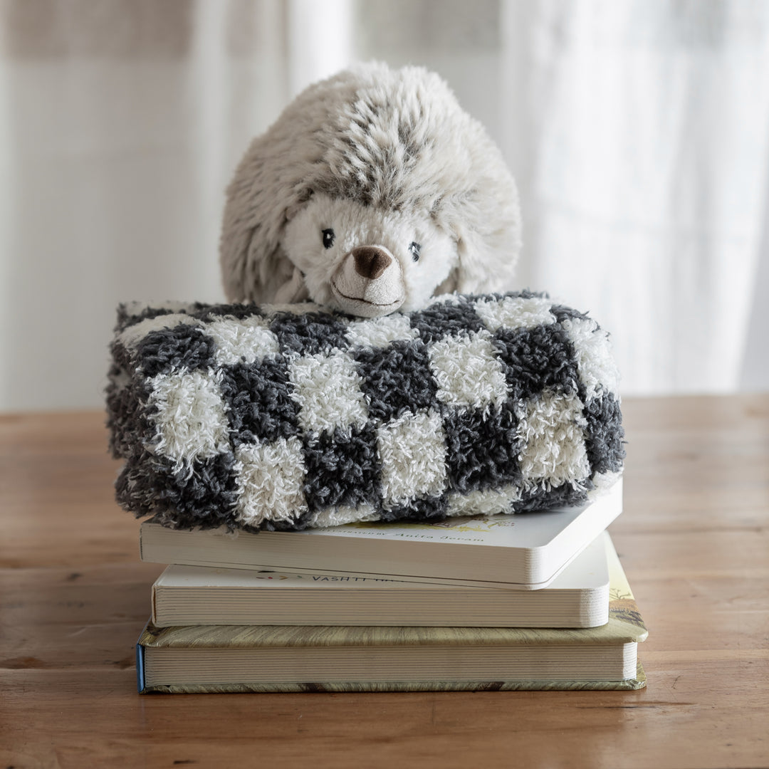 Turbulence & Baby's Breath Check Print Lovey