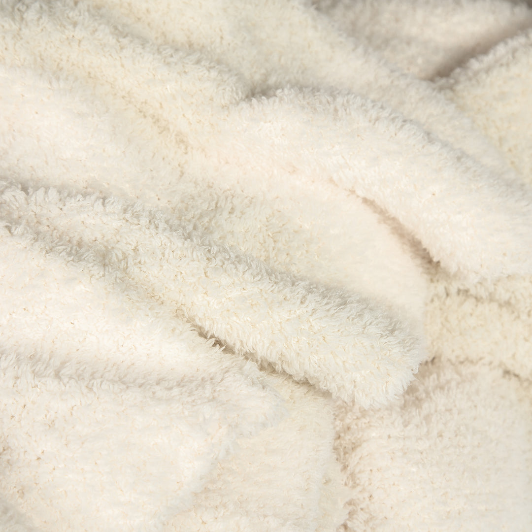Sea Salt & Baby's Breath Bold Checker Print Throw