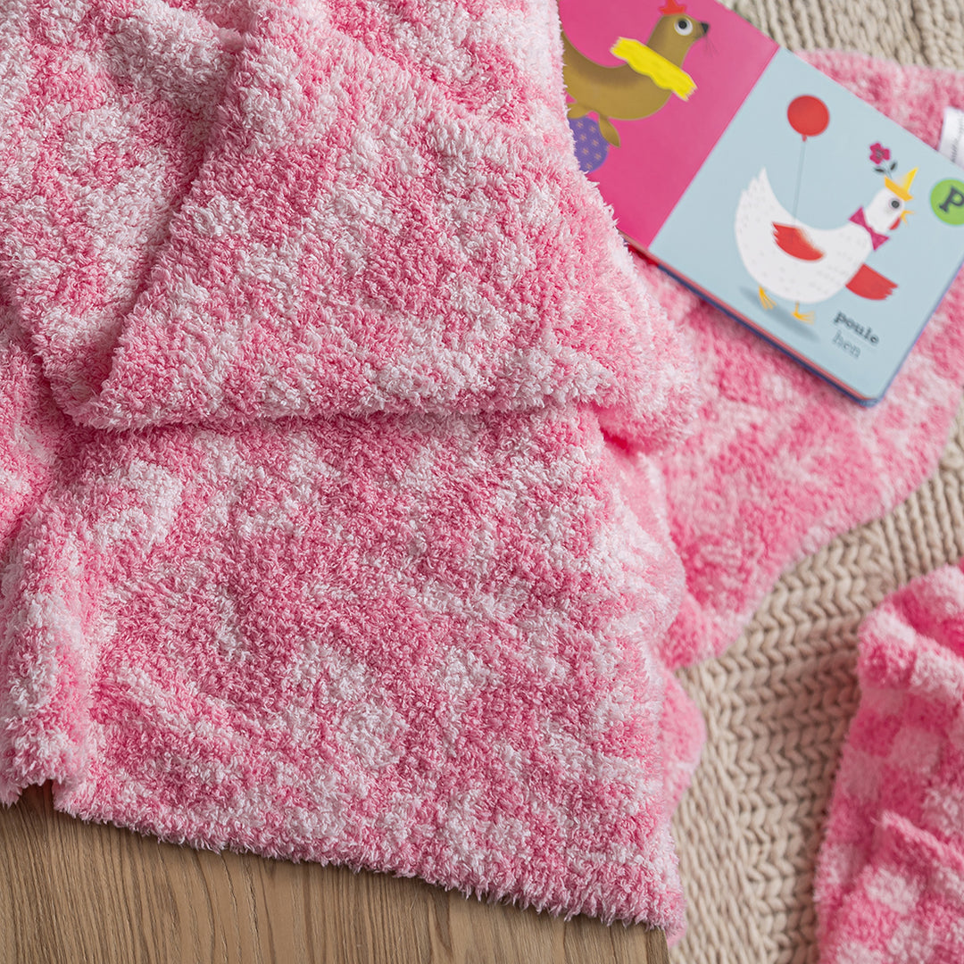 Cotton Candy Fairy Garden Print Toddler Blanket