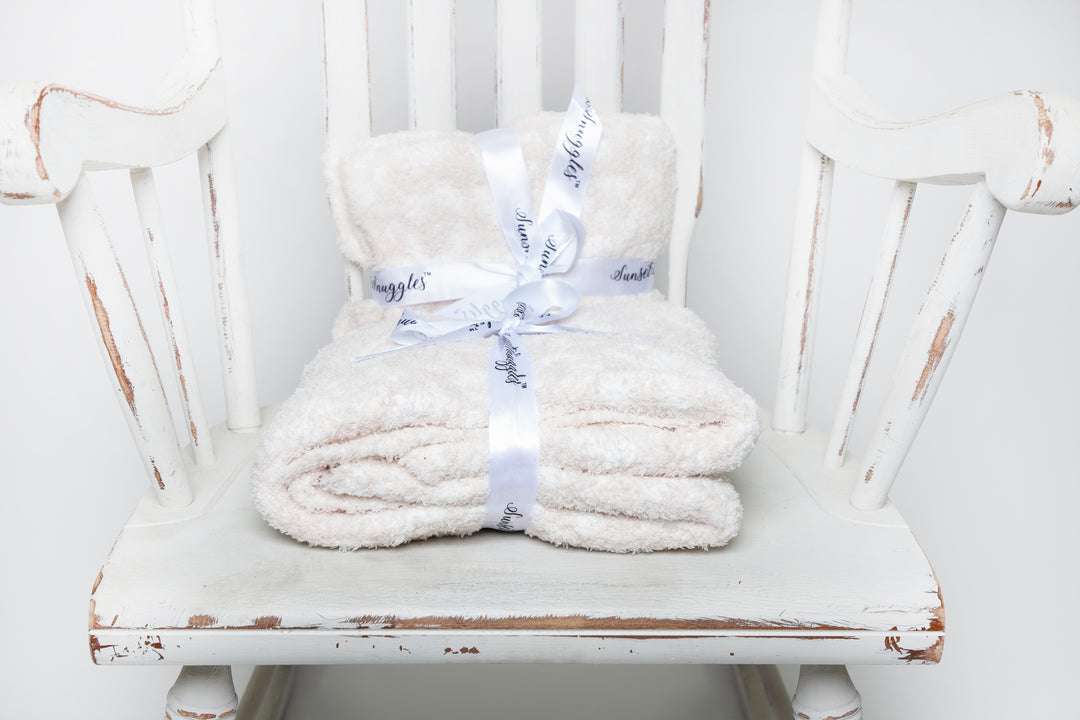 Blush & Off White Leopard 2.0 Print Toddler Blanket