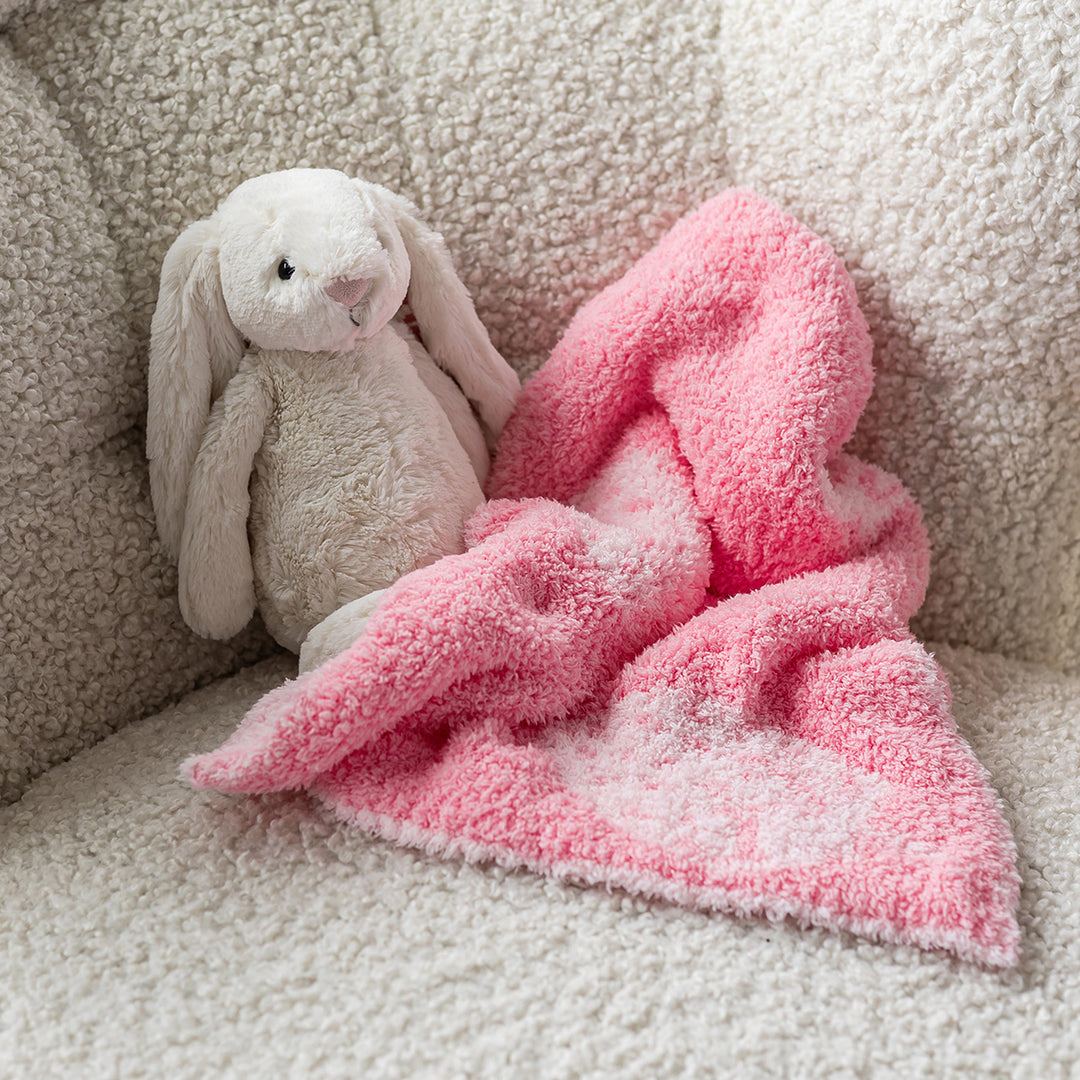 Cotton Candy Strawberry Print Lovey