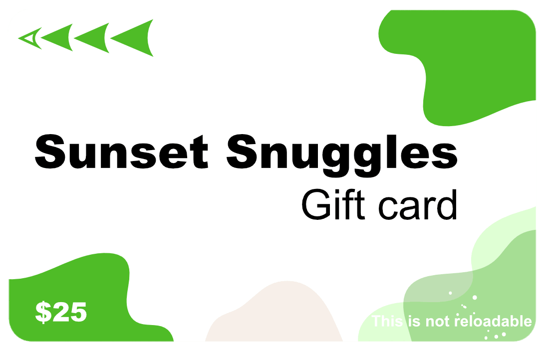 Sunset Snuggles Gift cards - Sunset Snuggles