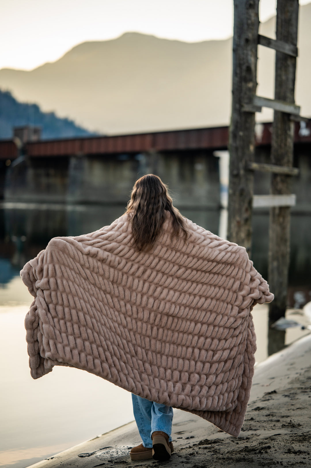 Bronde Minky Blanket