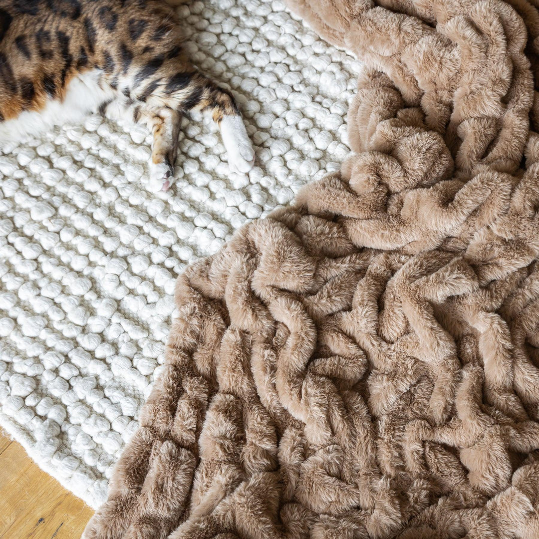 Mushroom Minky Blanket