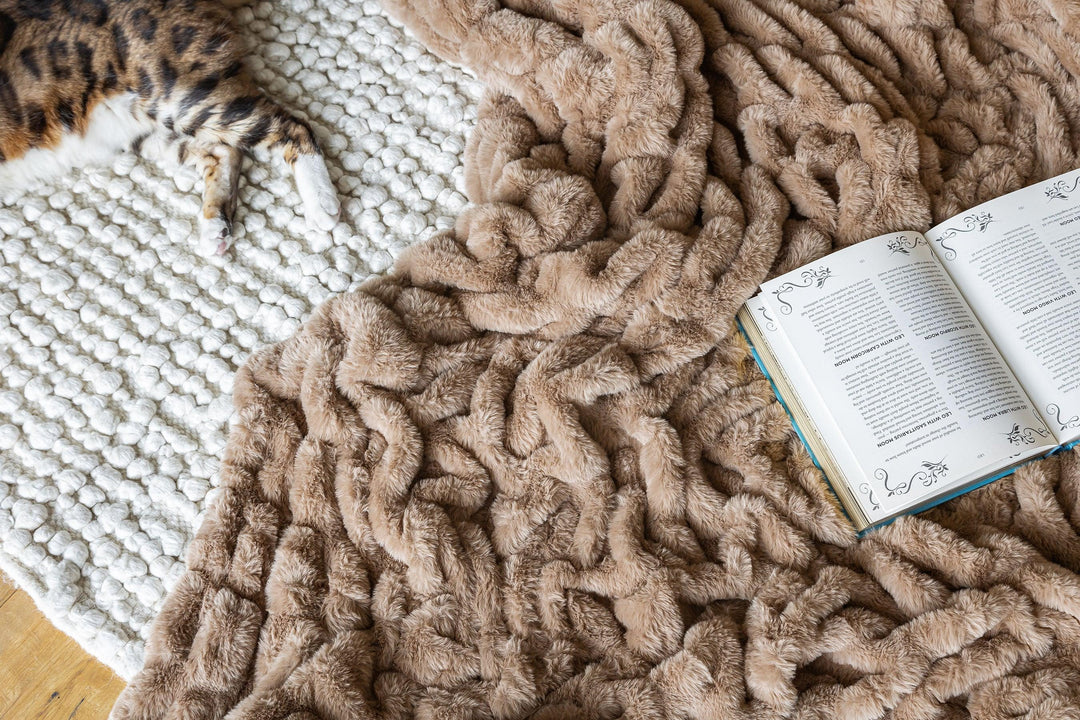 Mushroom Minky Blanket