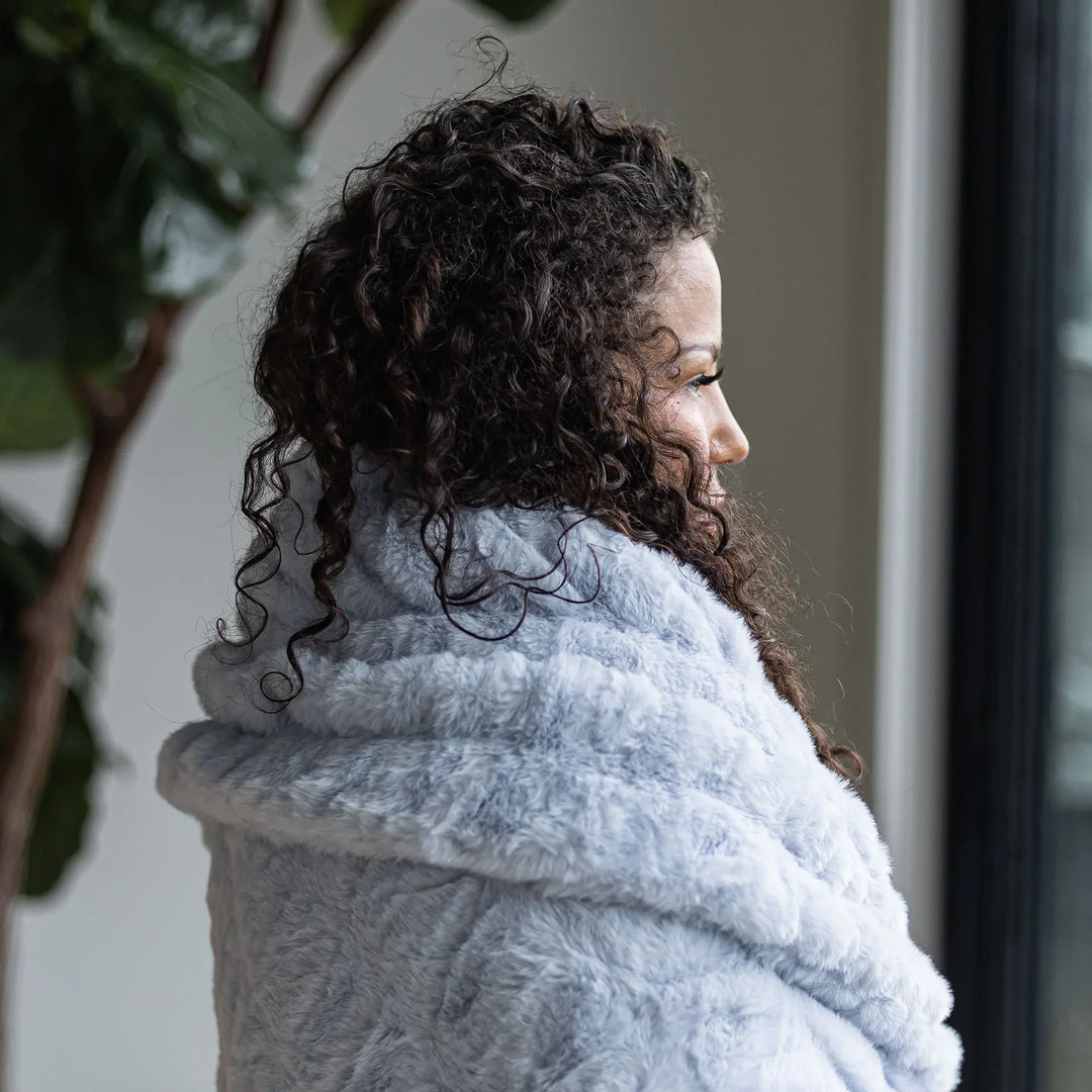 Baby Blue Minky Blanket