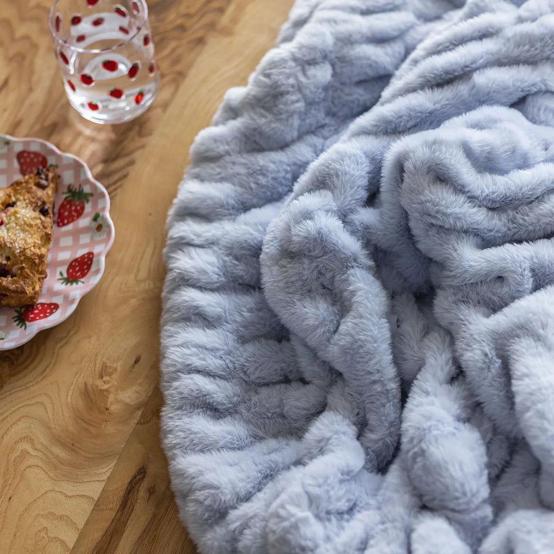 Baby Blue Minky Blanket