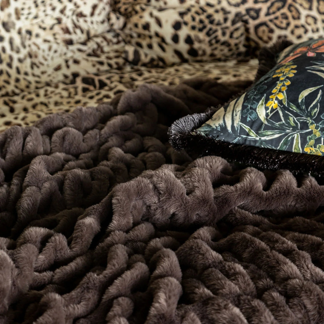 Dark Chocolate Minky Blanket