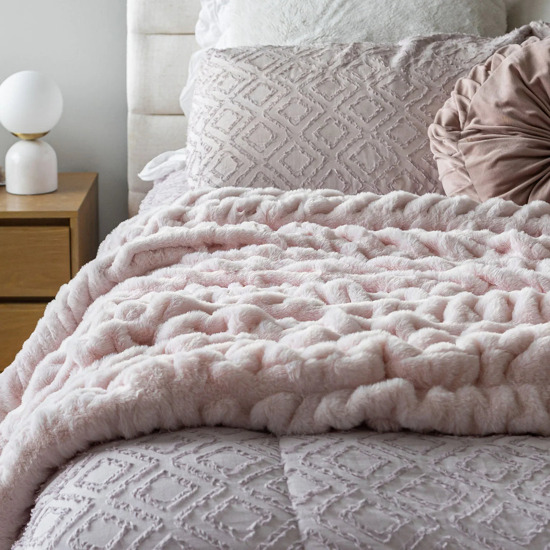 Primrose Pink Minky Blanket