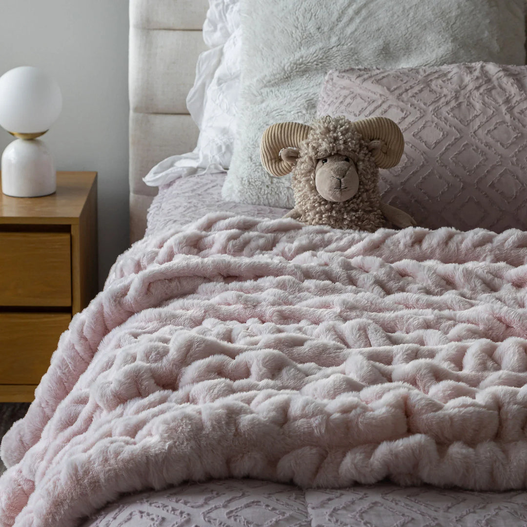 Primrose Pink Minky Blanket