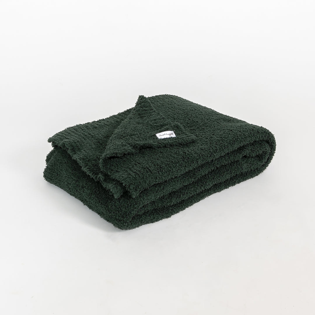 Sycamore Solid Ribbed Border Extended Throw