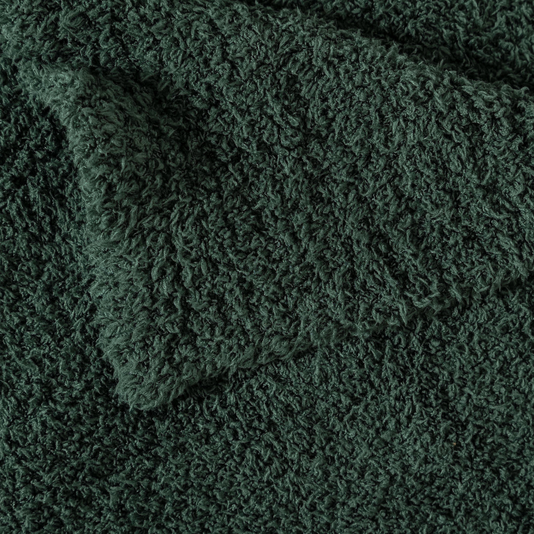 Sycamore Solid Ribbed Border Extended Throw