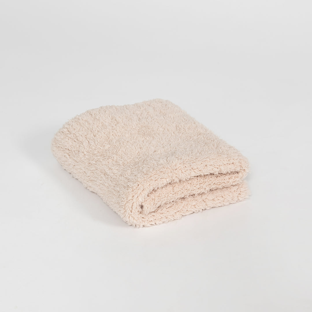 Sandy Beach Solid Ribbed Border Lovey