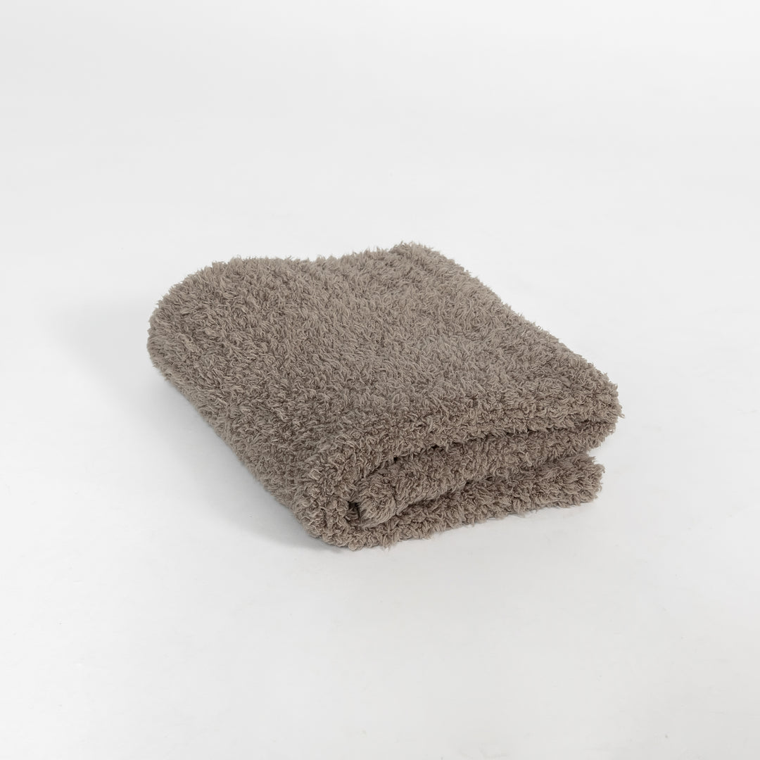 Mountain Trail Brown Solid Ribbed Toddler
