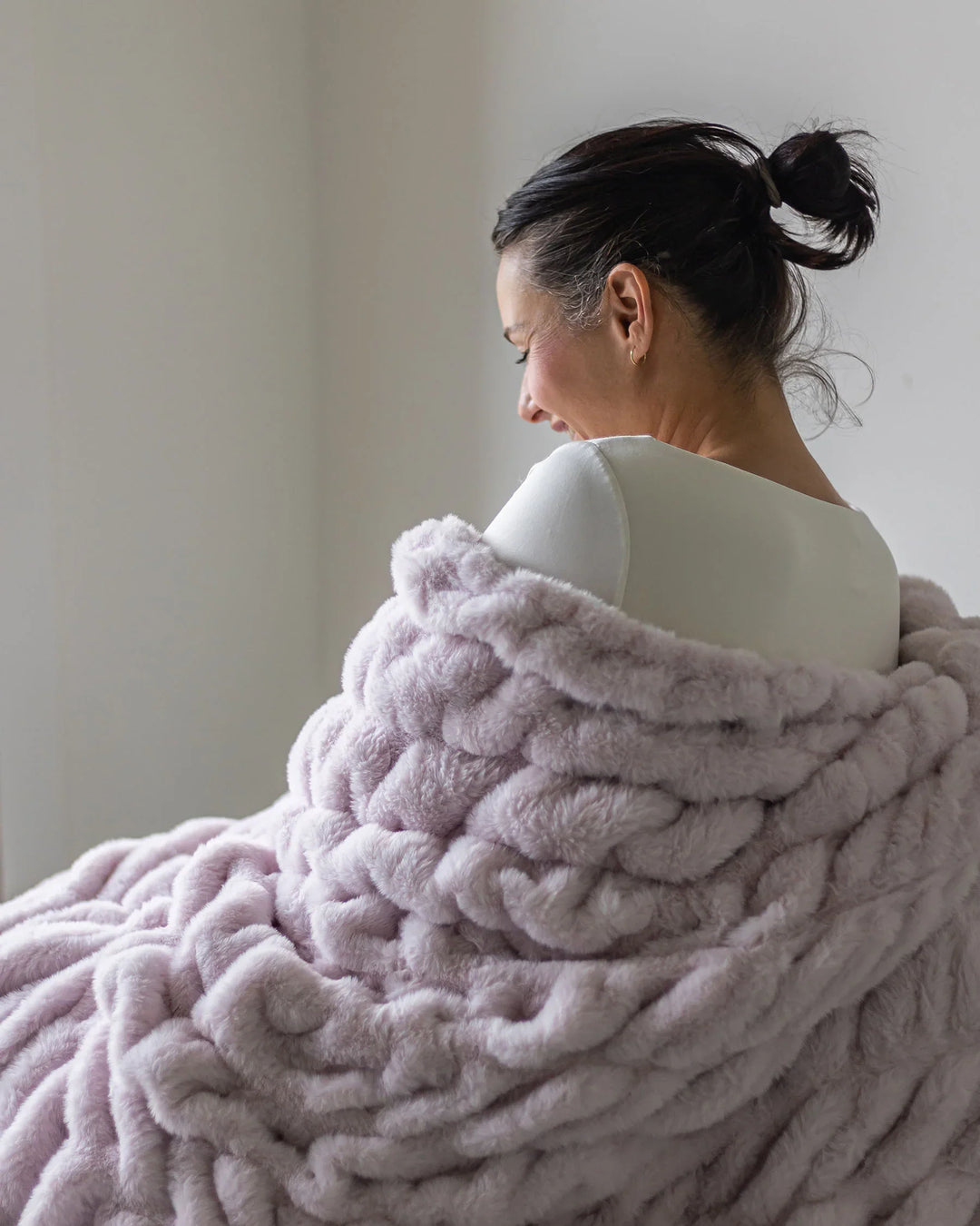 Lavender Lilac Minky Blanket