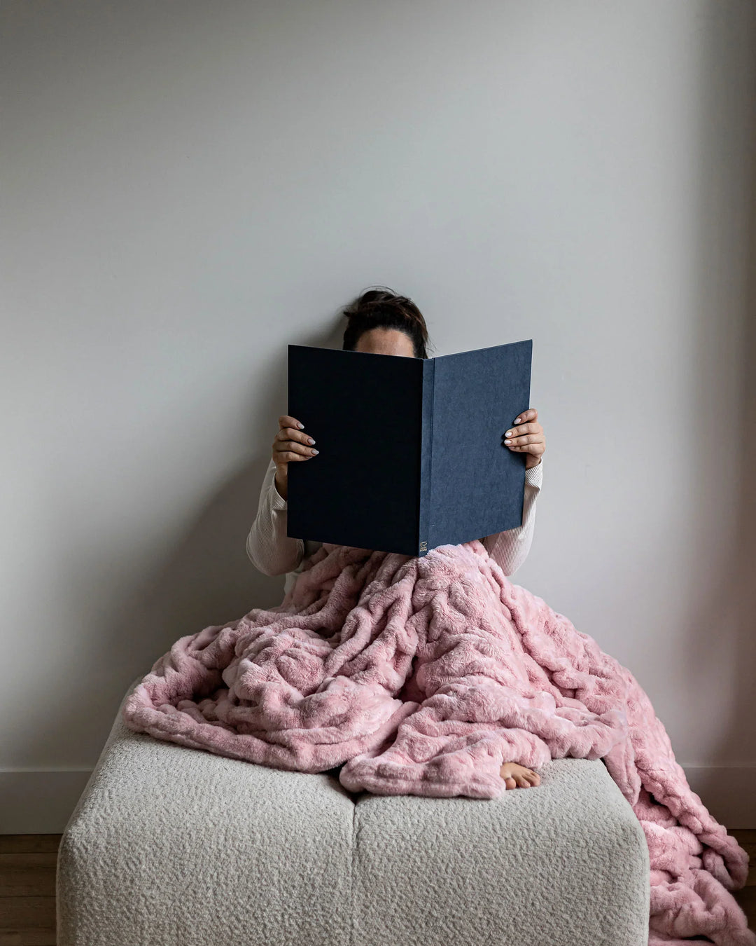 Blush Pink Double-sided Minky Blanket