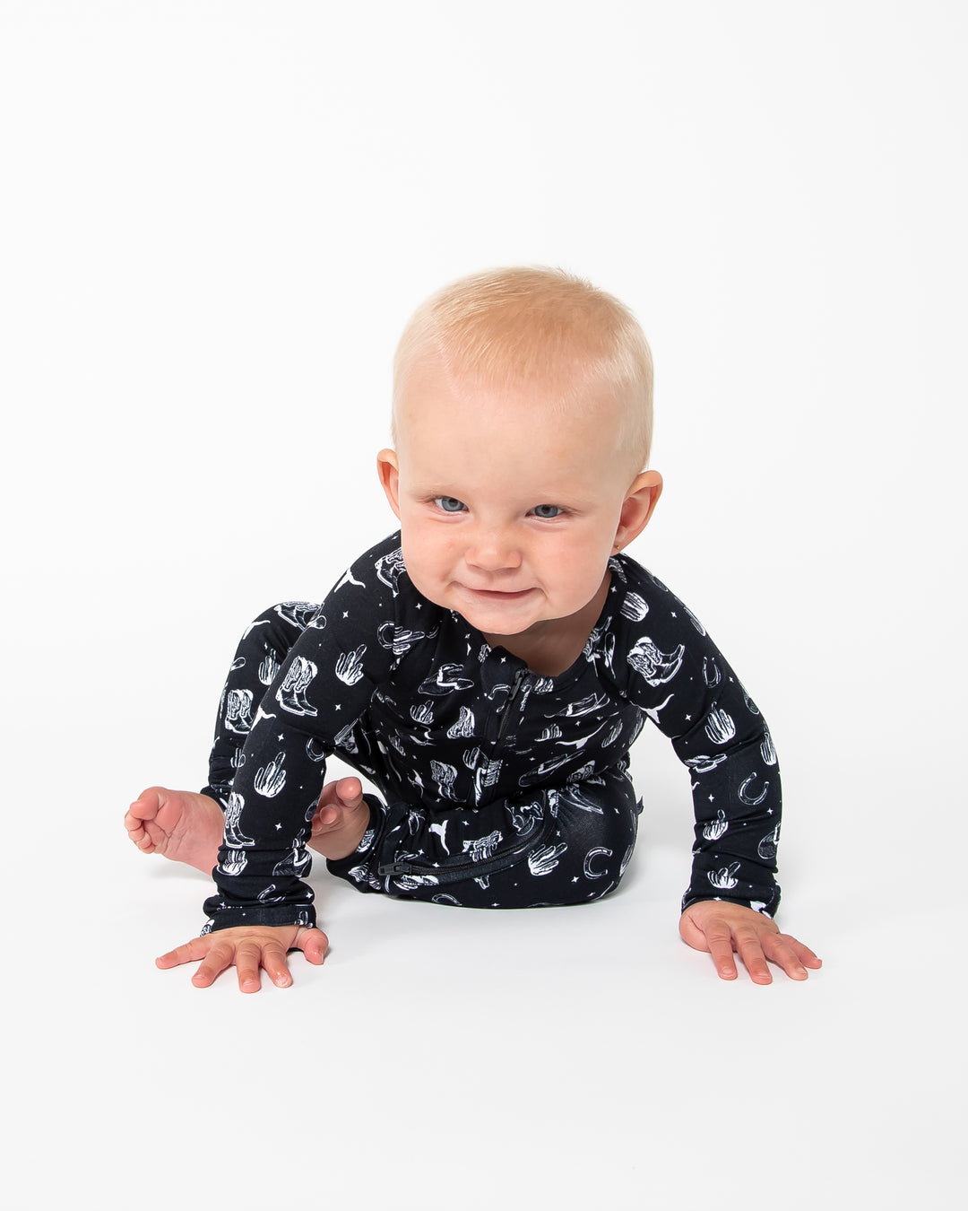 Convertible Footed Onesie - Country Nights