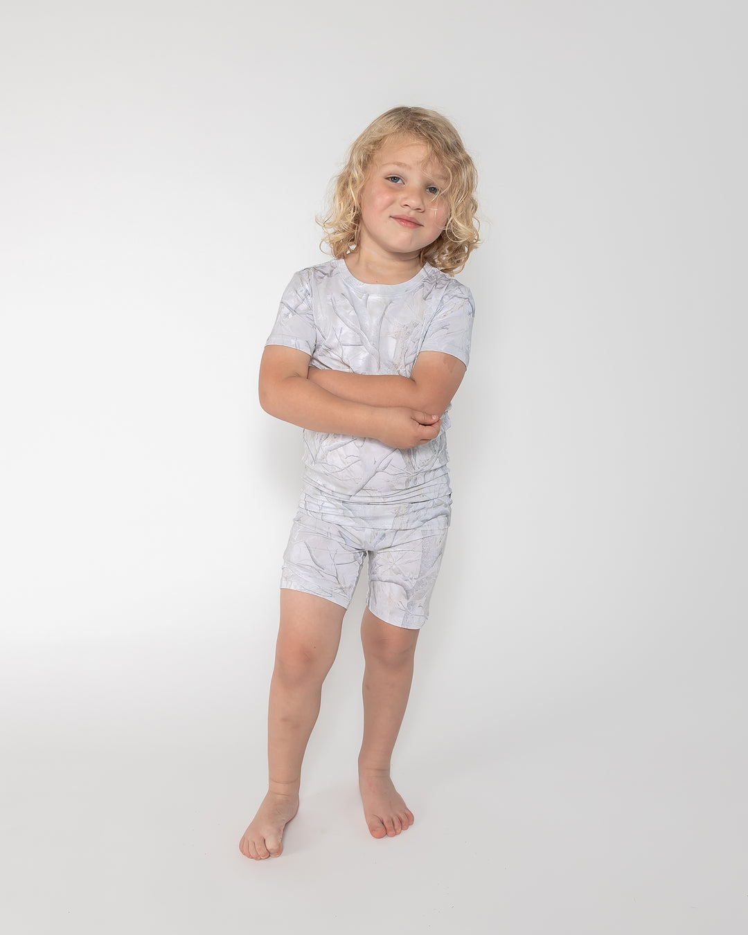 Kids Short PJ Set - Camo
