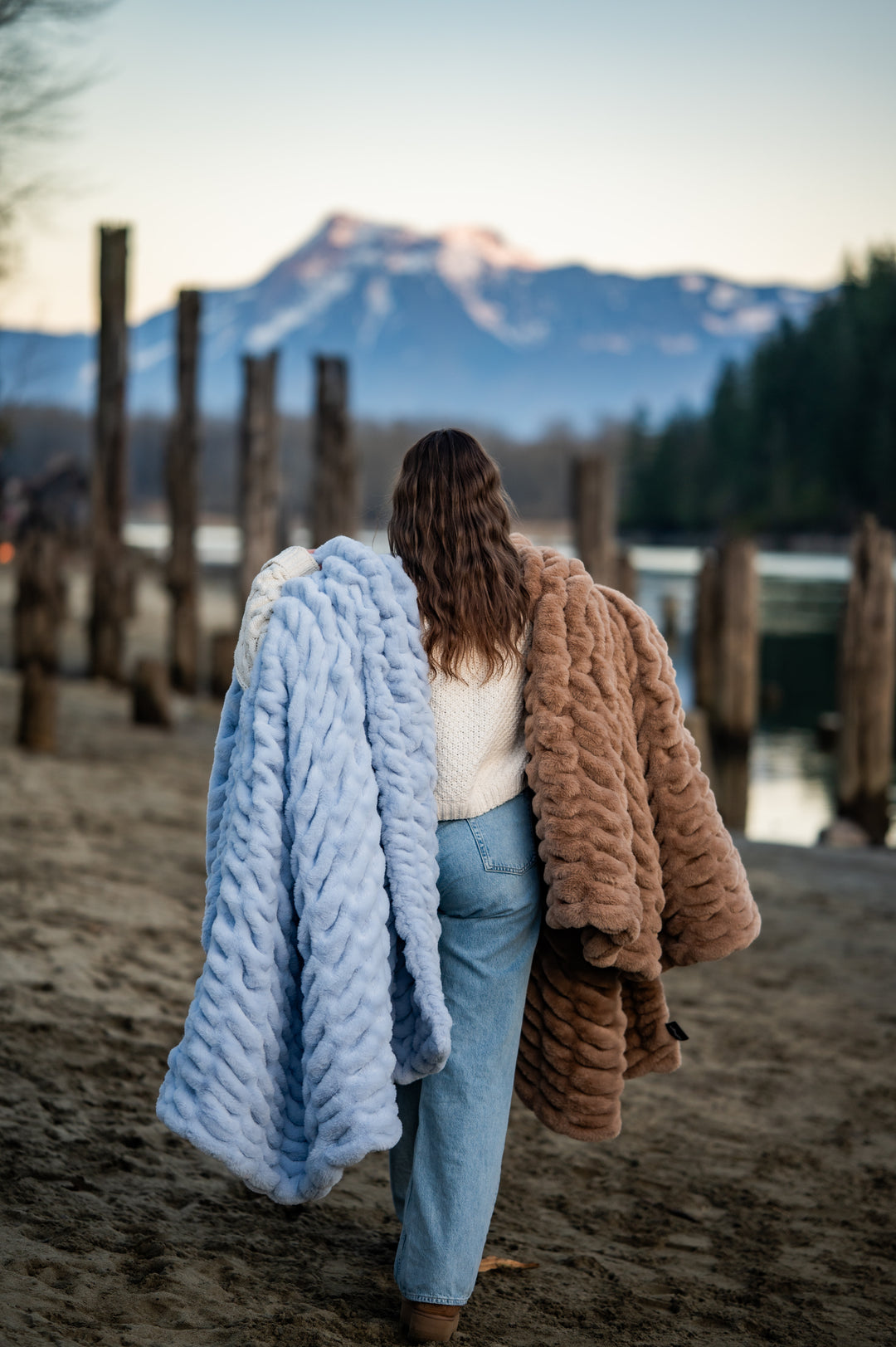 Baby Blue Minky Blanket
