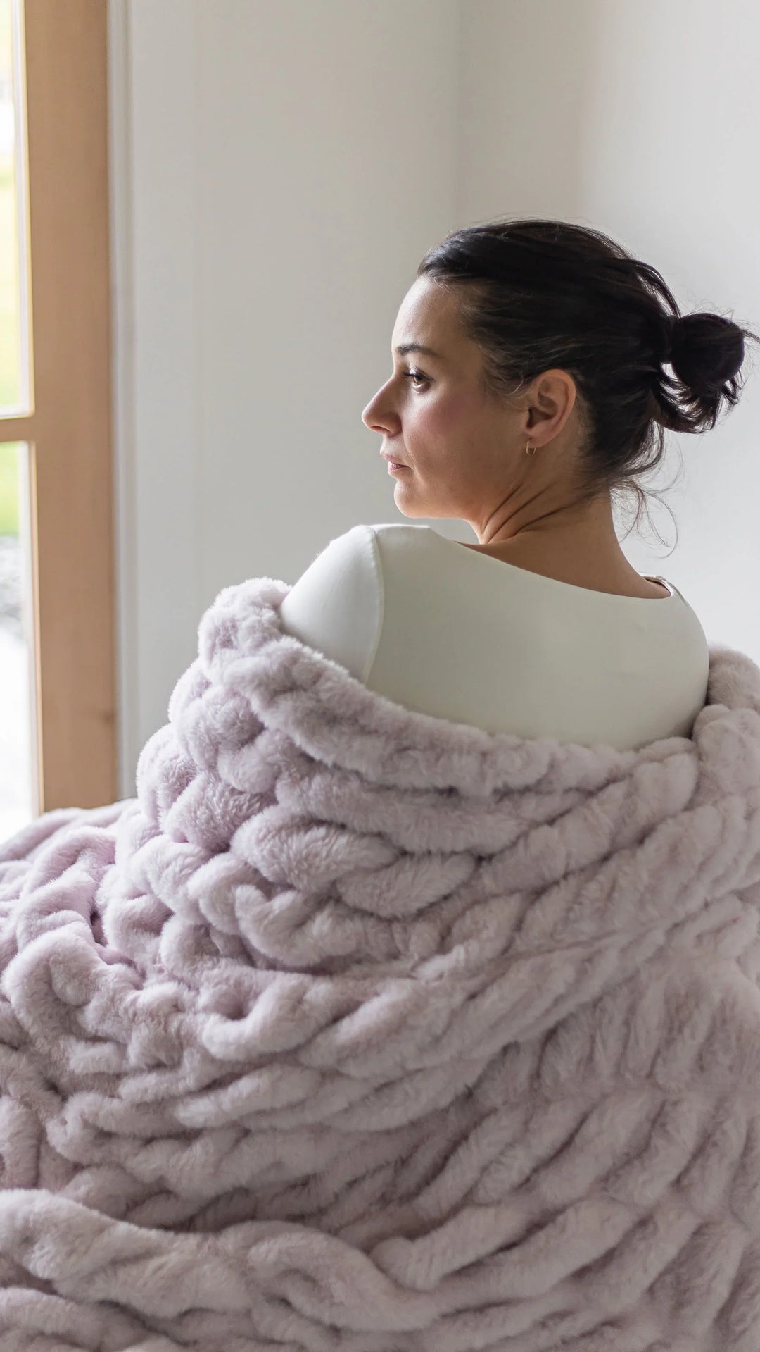 Lavender Lilac Minky Blanket