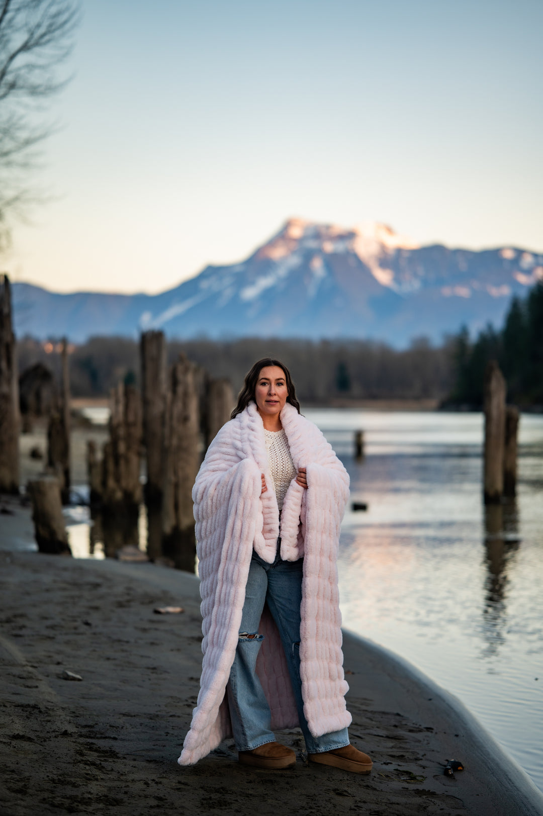 Primrose Pink Minky Blanket