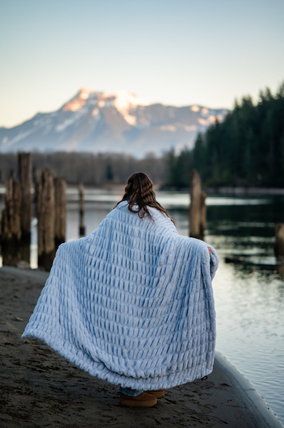 Baby Blue Minky Blanket