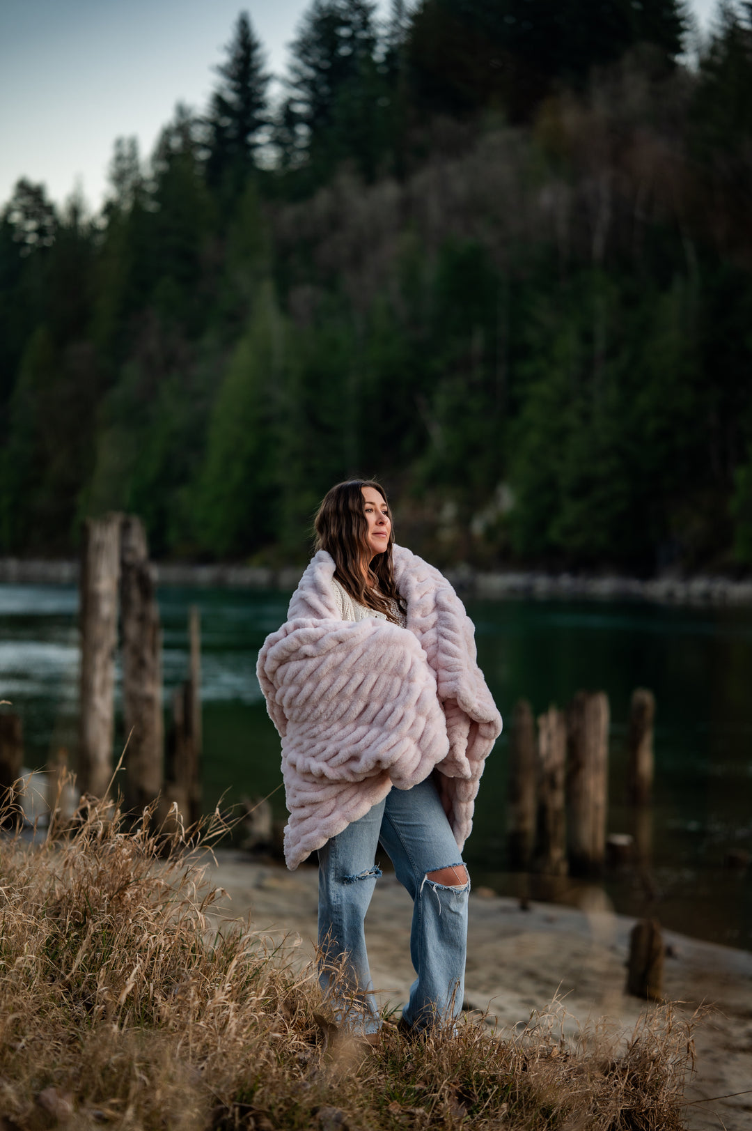 Primrose Pink Minky Blanket