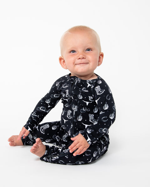 Convertible Footed Onesie - Country Nights