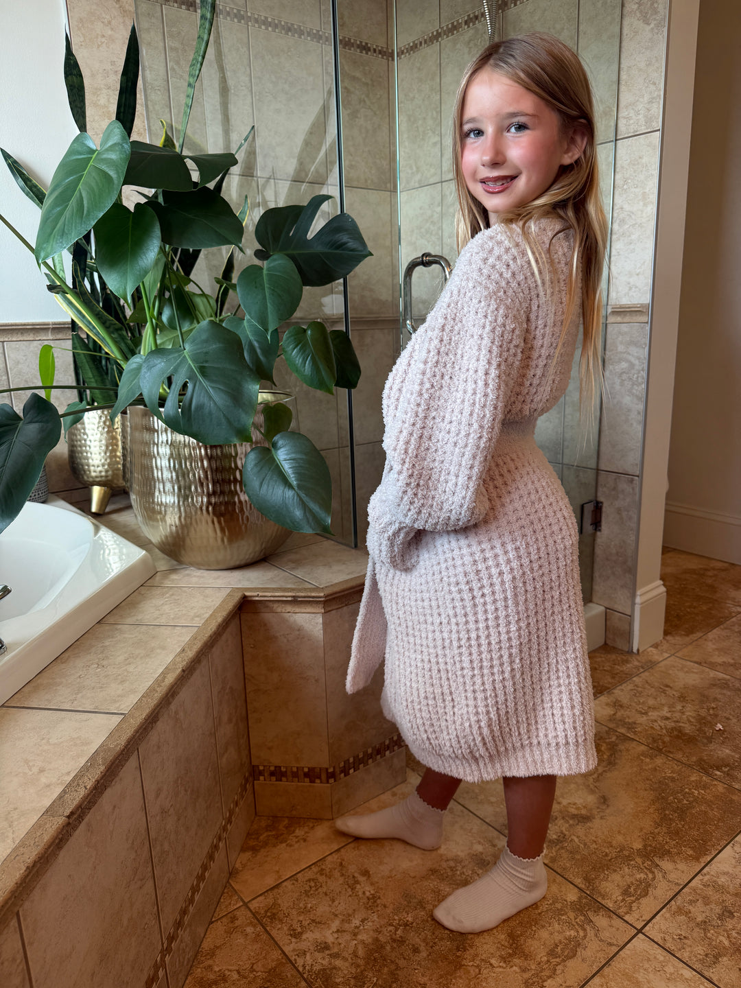 Childrens Waffle Robe