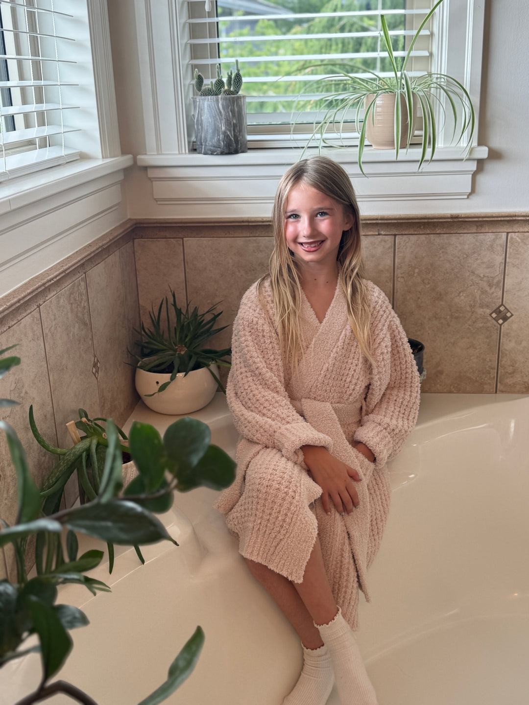 Childrens Waffle Robe