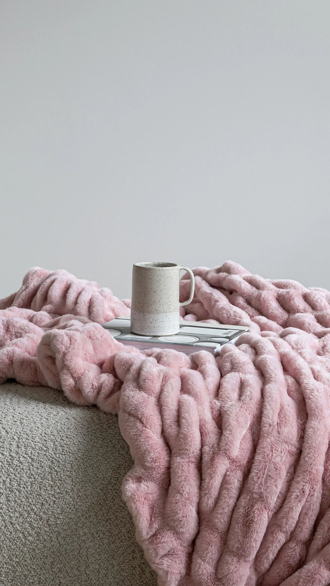Blush Pink Double-sided Minky Blanket