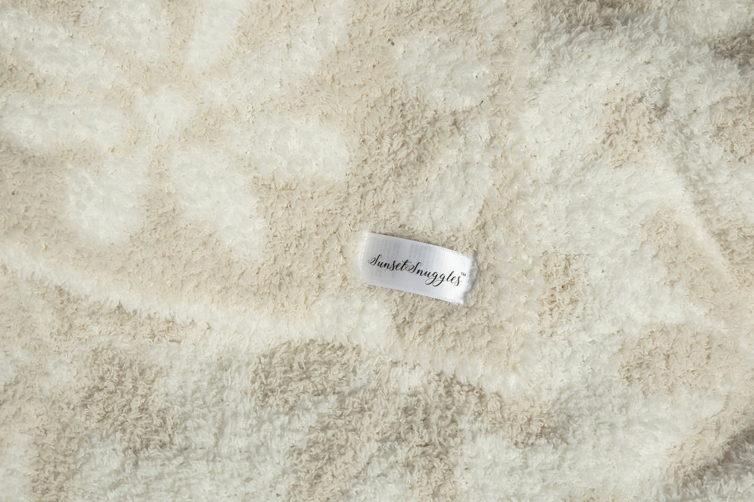 Birch & Marshmallow Daisy Print Extended Throw