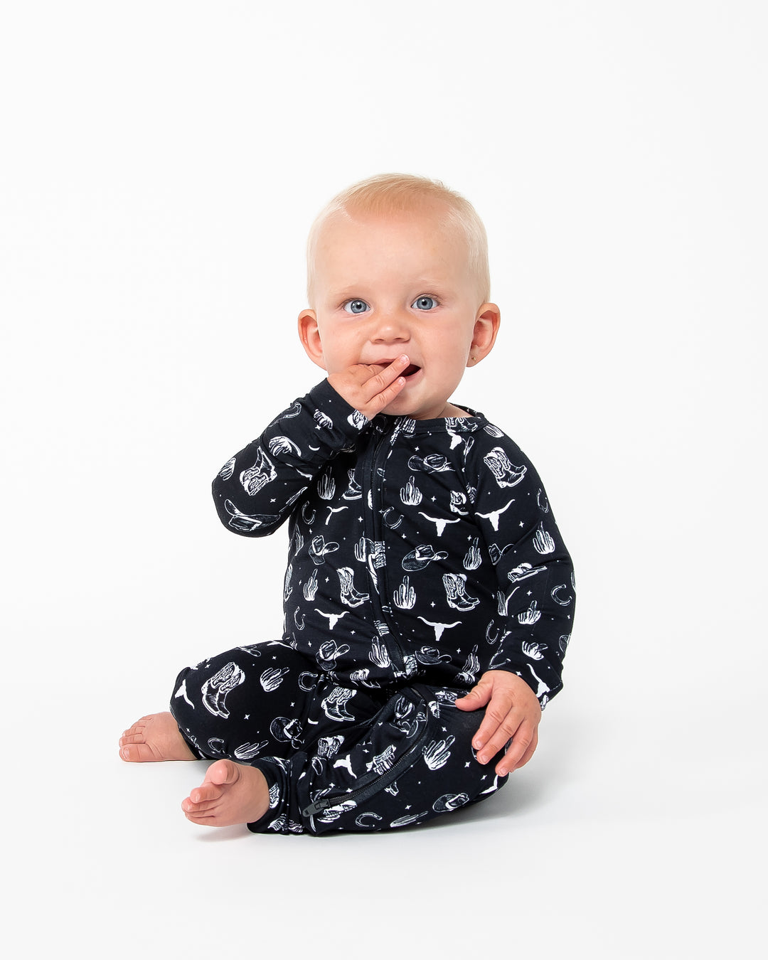 Convertible Footed Onesie - Country Nights