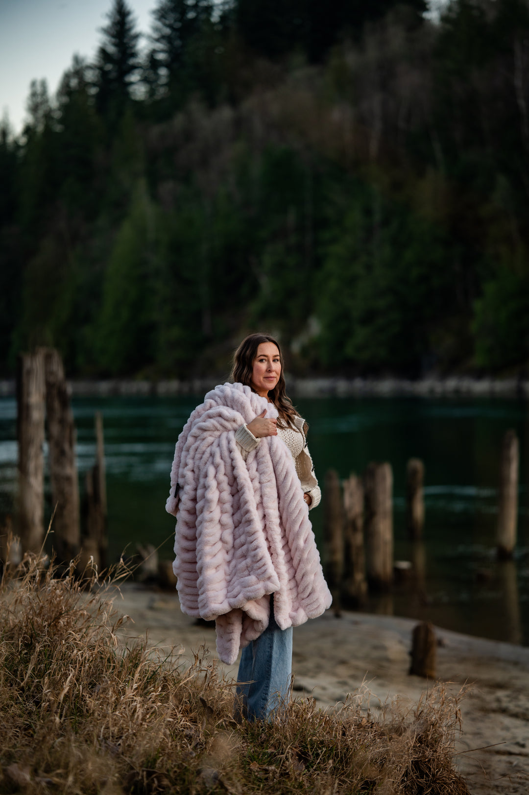 Primrose Pink Minky Blanket