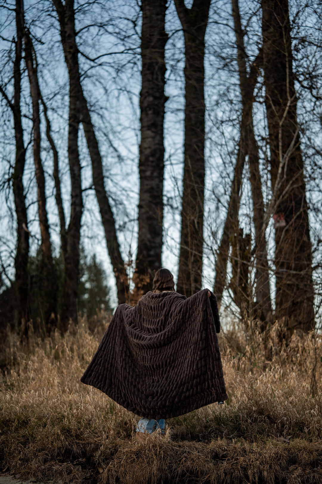 Dark Chocolate Minky Blanket