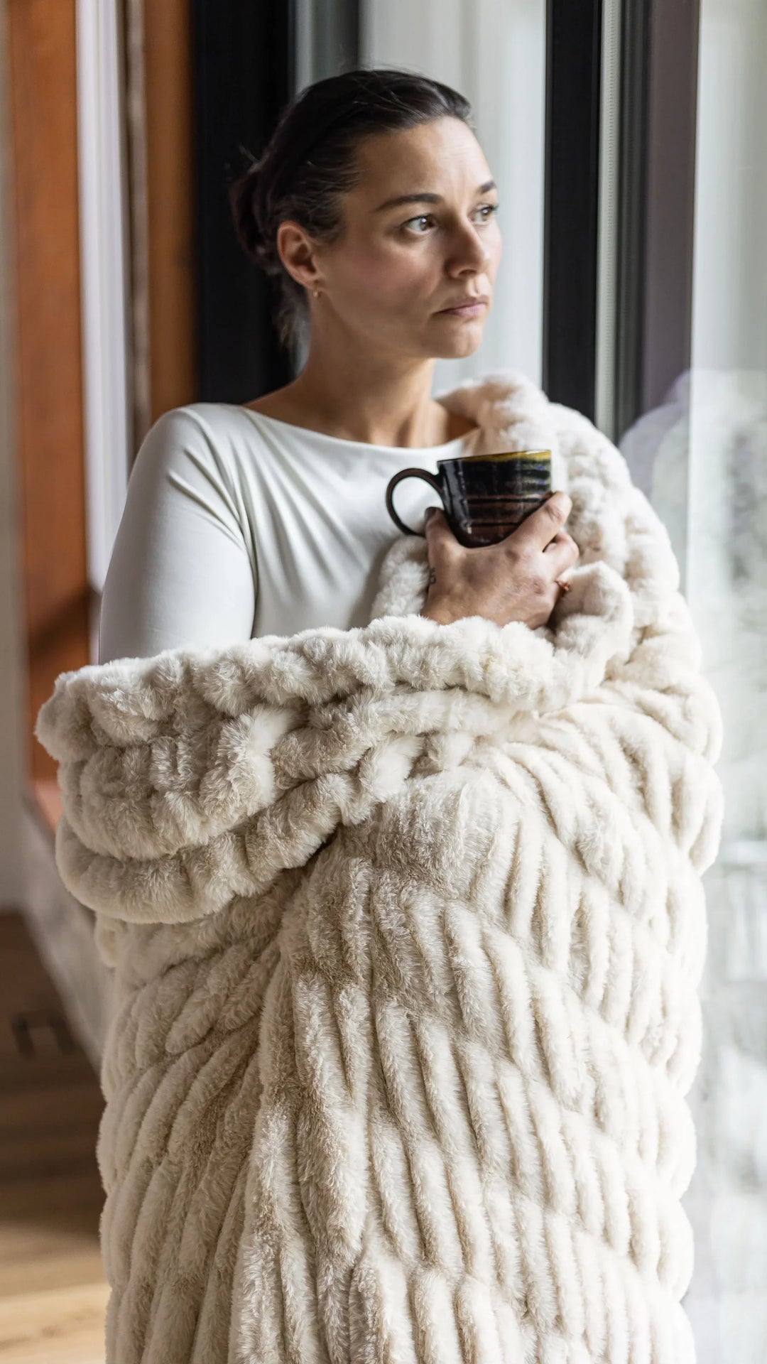 Off-White Minky Blanket