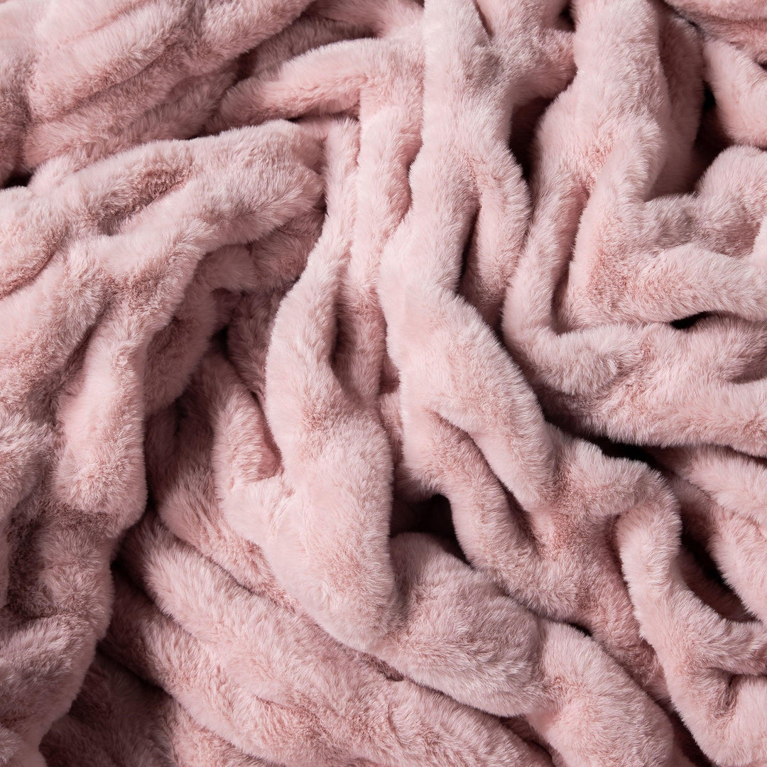 Blush Pink Double-sided Minky Blanket