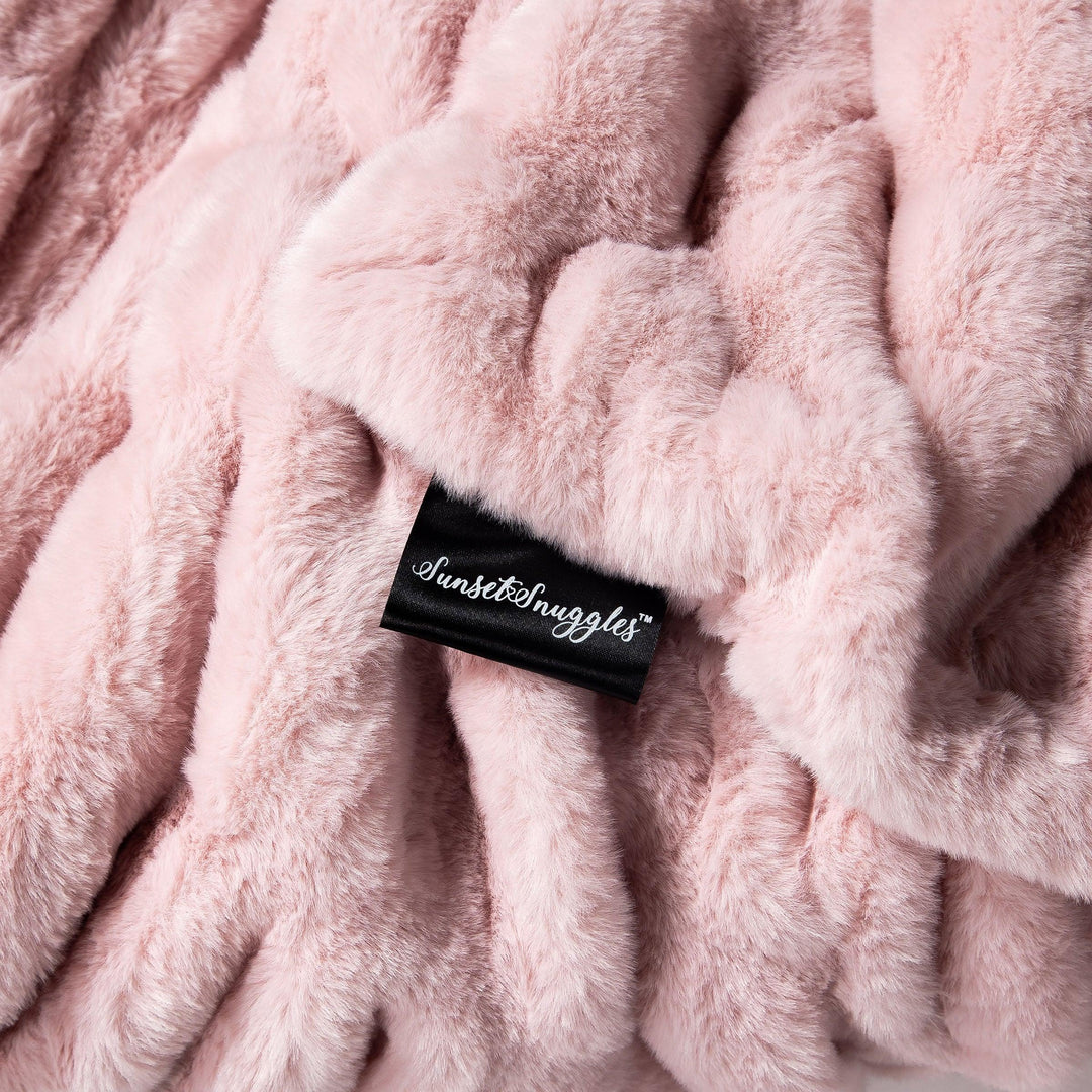 Blush Pink Double-sided Minky Blanket