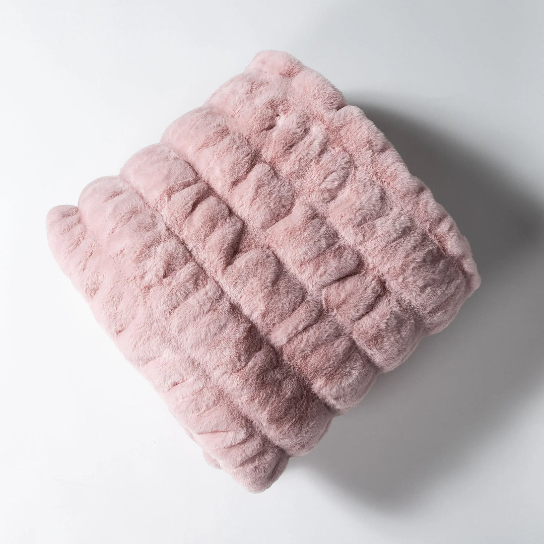 Blush Pink Double-sided Minky Blanket