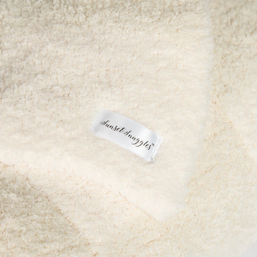 Sea Salt & Baby's Breath Bold Checker Print Throw