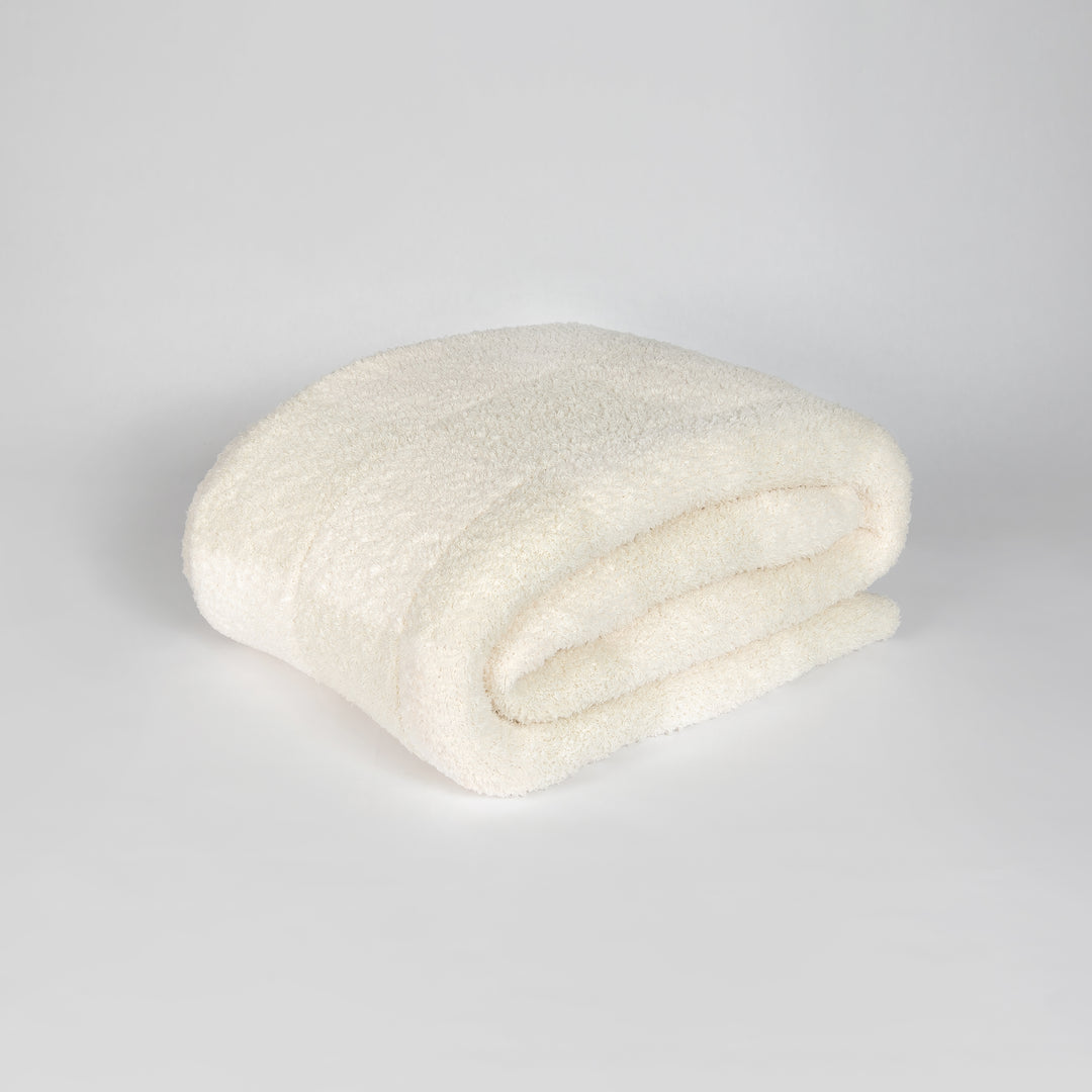Sea Salt & Baby's Breath Bold Checker Print Throw