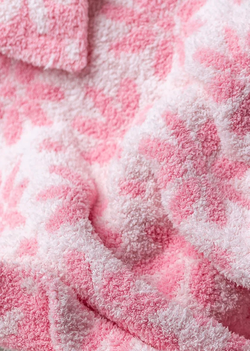 Cotton Candy Daisy Print Lovey