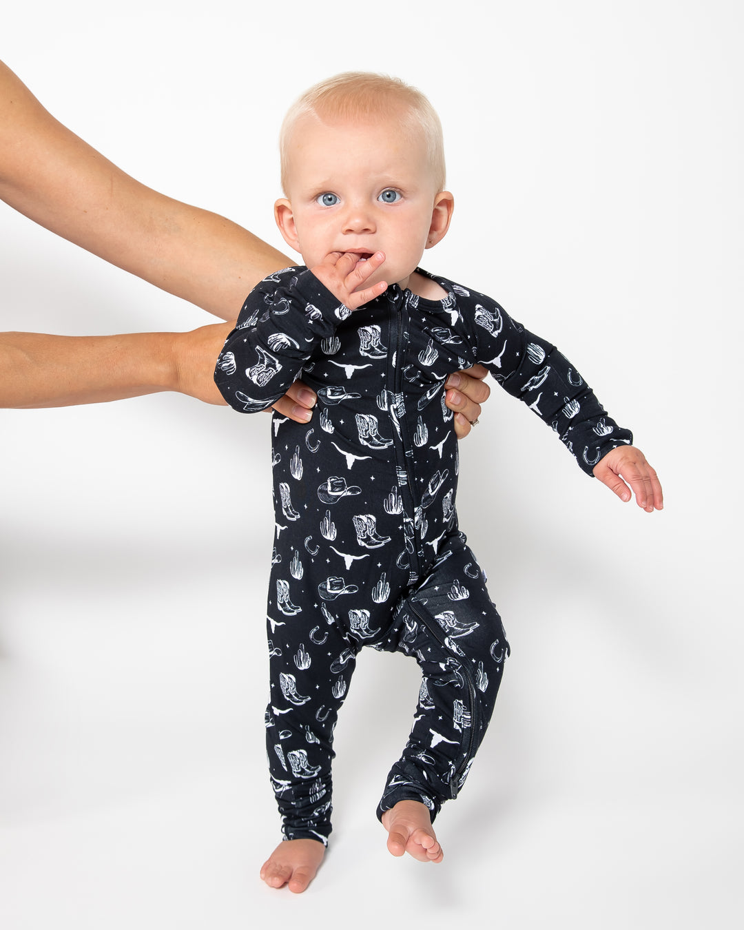 Convertible Footed Onesie - Country Nights