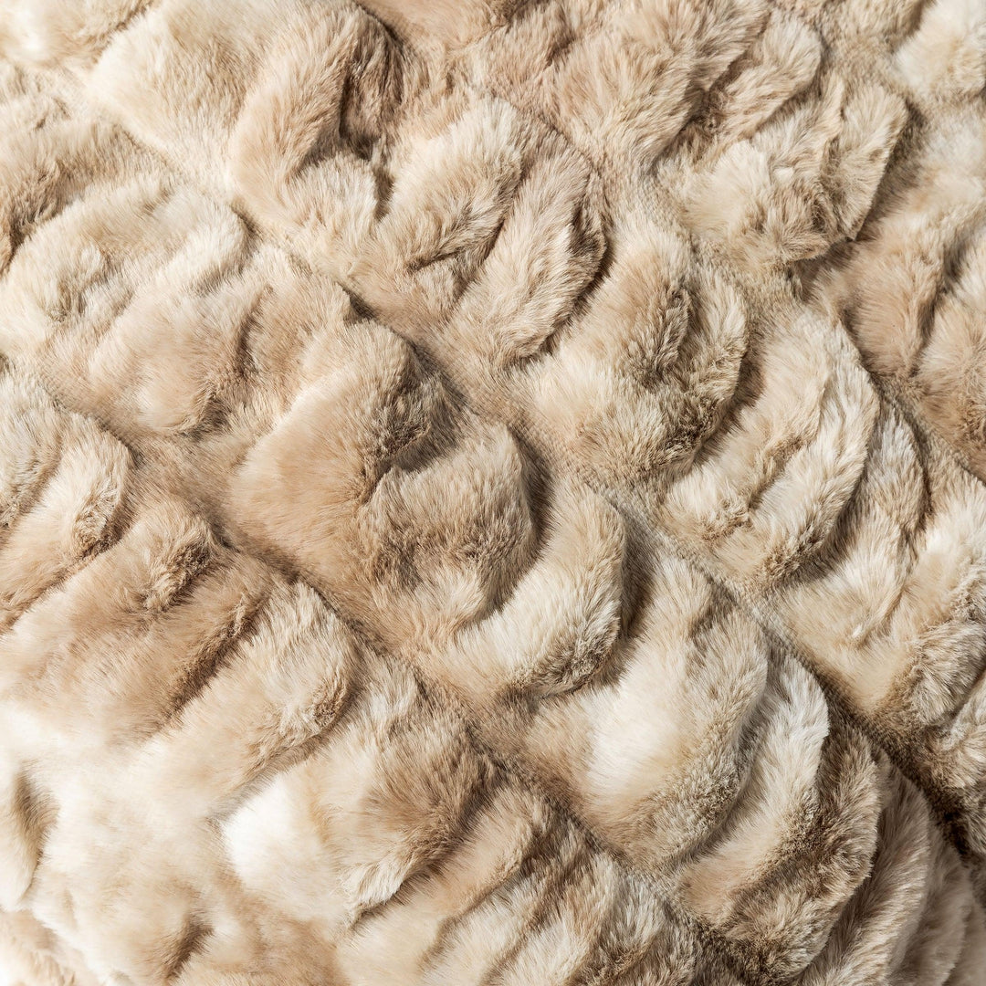 Caramel Swirl Double-sided Minky Blanket