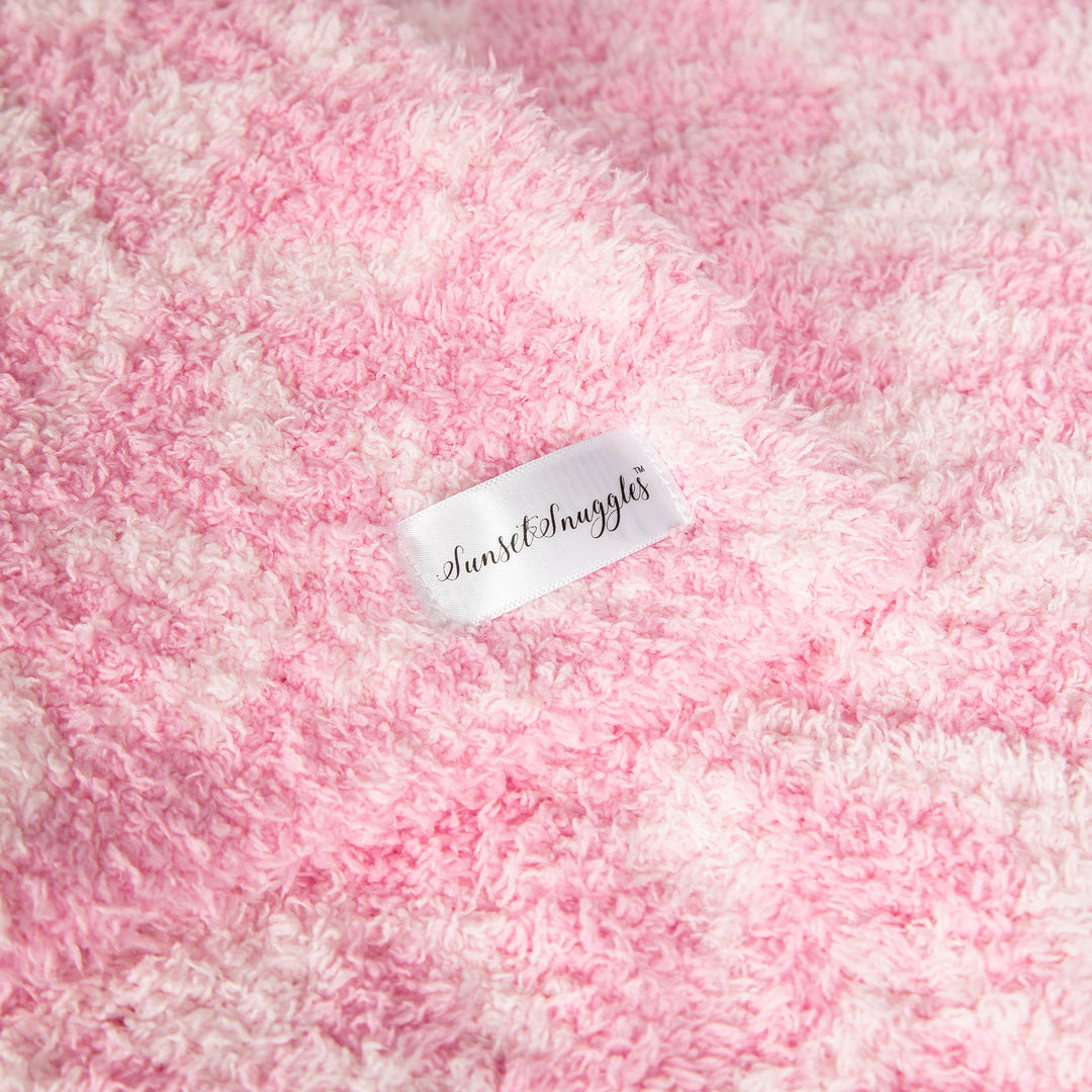Cotton Candy Fairy Garden Print Extended Throw