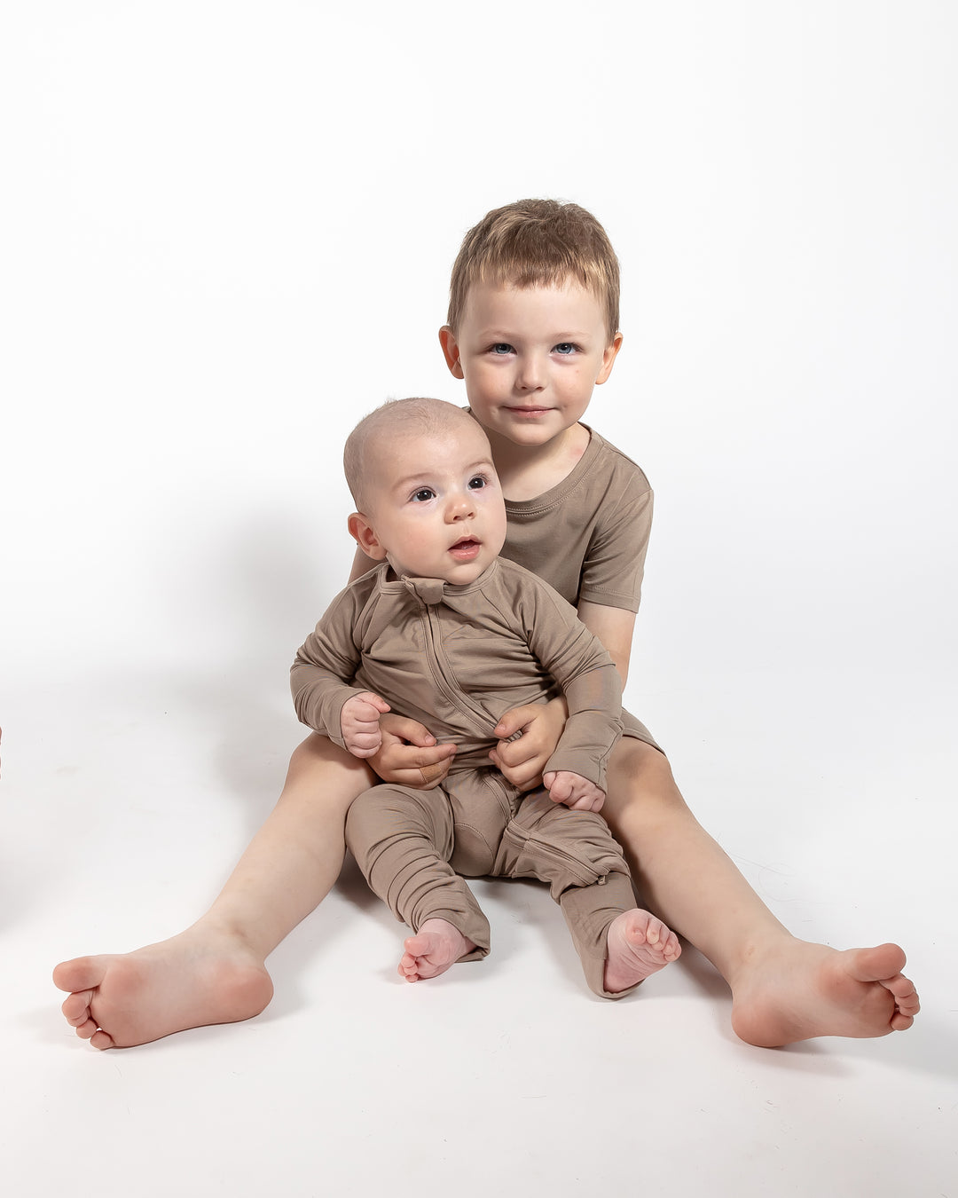 Kids Short PJ Set - Sand Dune