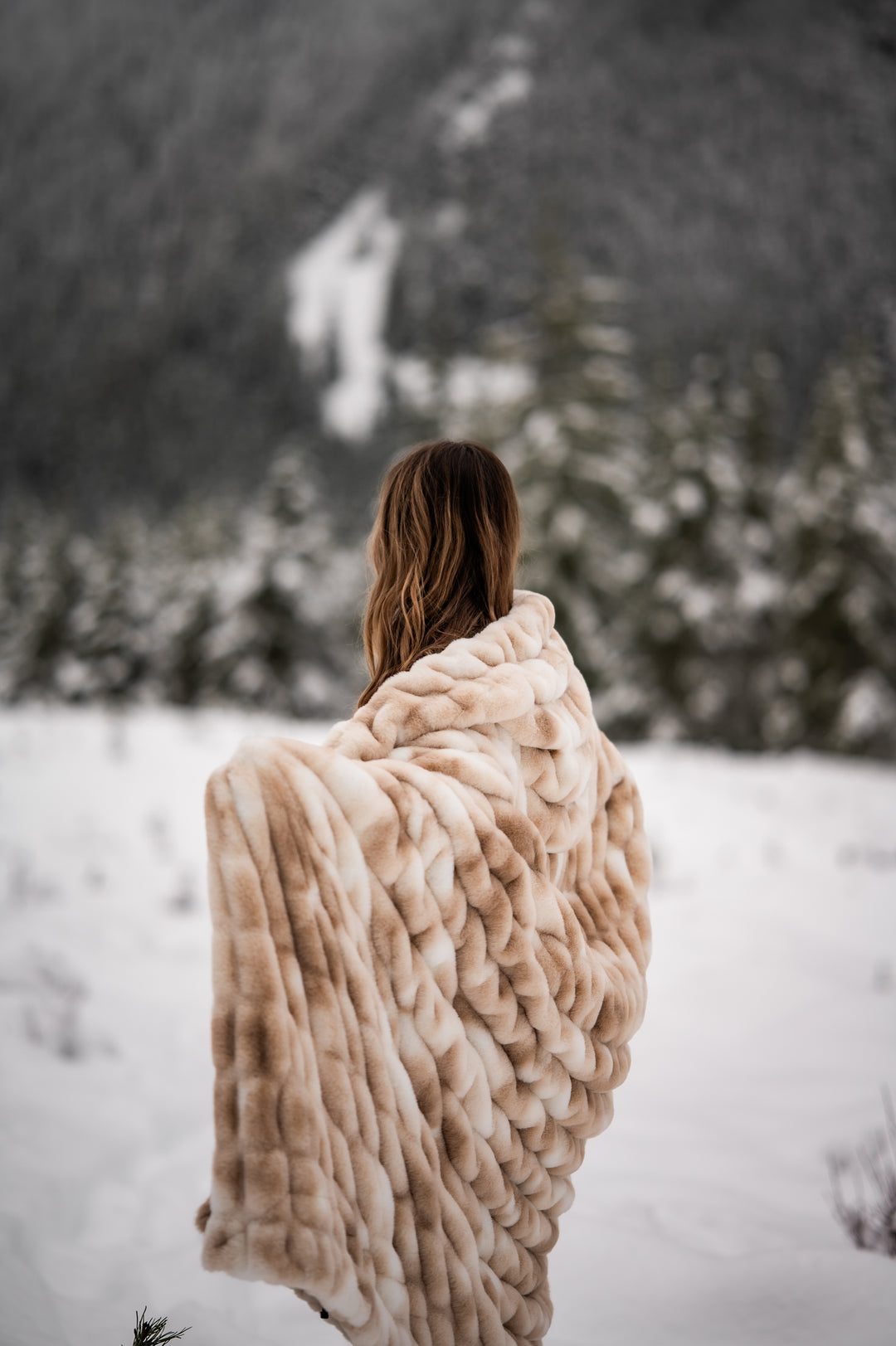 Smokey Clouds Minky Blanket