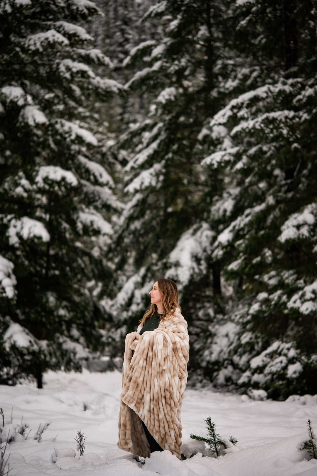 Smokey Clouds Minky Blanket